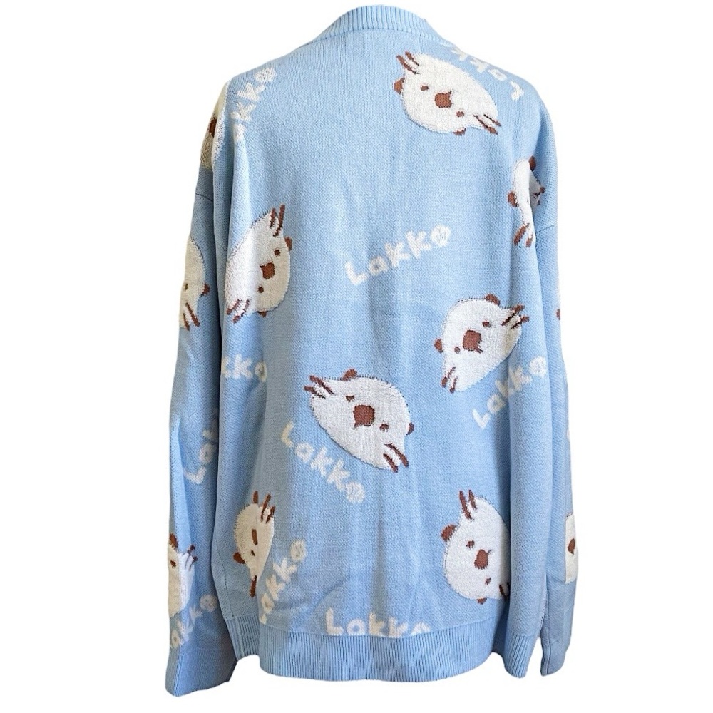 Blue Lakko Pattern Cardigan - Picture 4 of 8